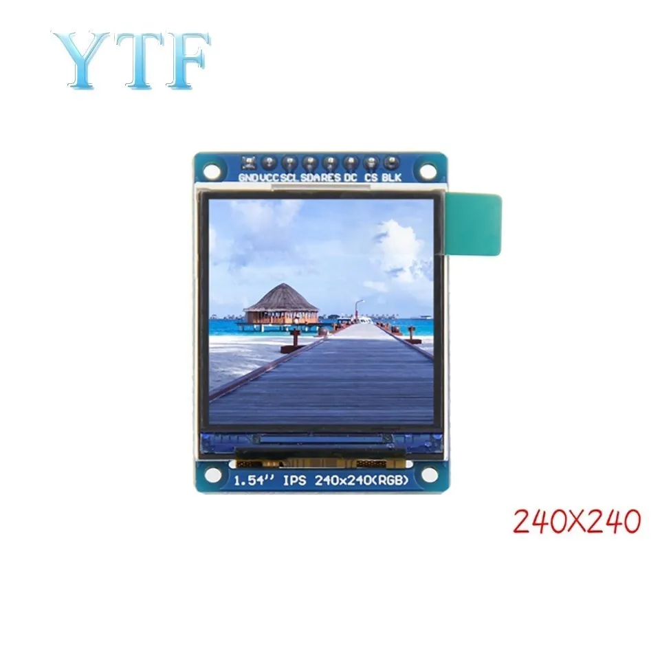 

1.54 inch IPS full viewing angle TFT display LCD screen color screen module SPI serial port HD 240x240MM