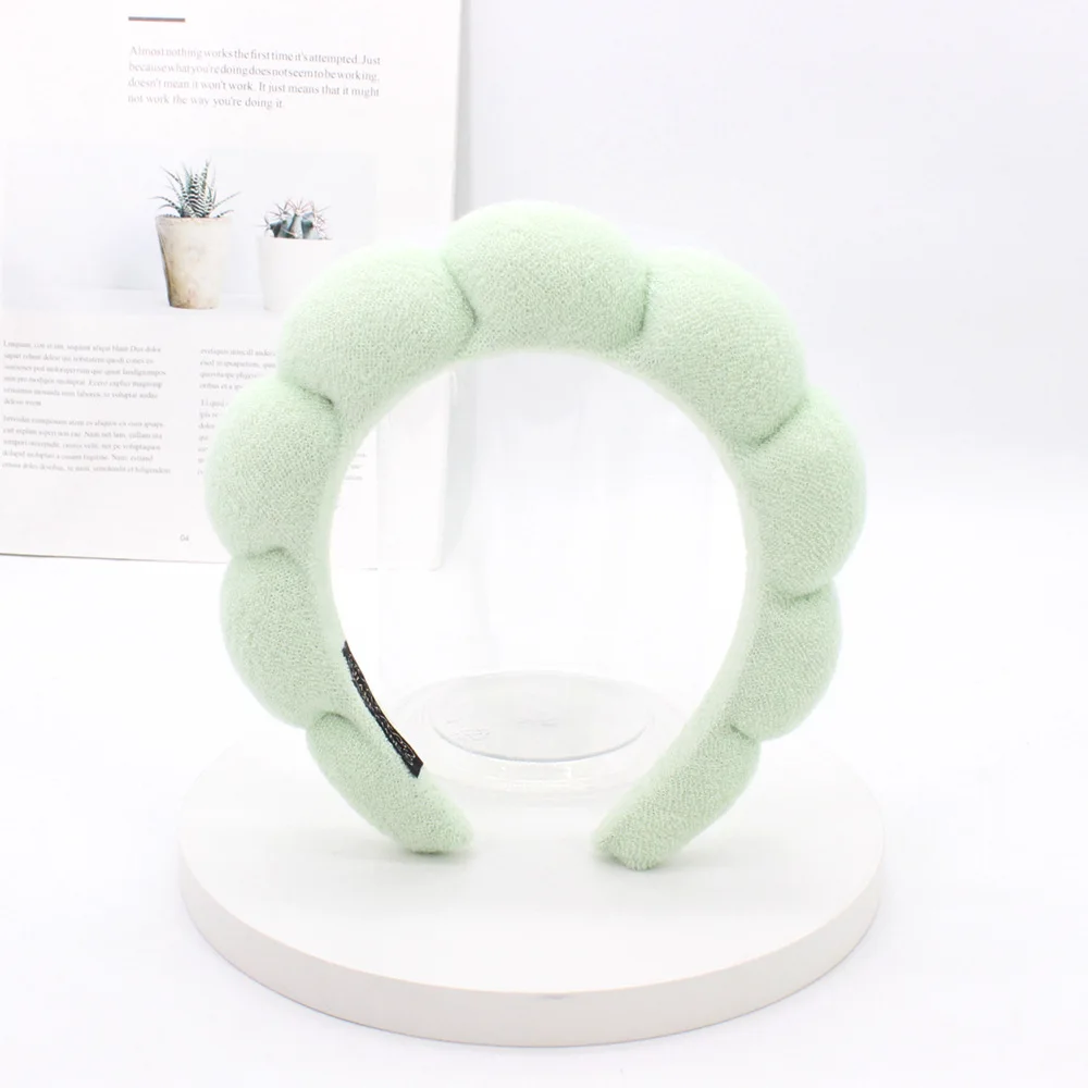 Luxurious Spa Headband for Women – Plush, Ultra-Soft and Versatile Hairband for Skincare, Yoga, and Facial Treatments