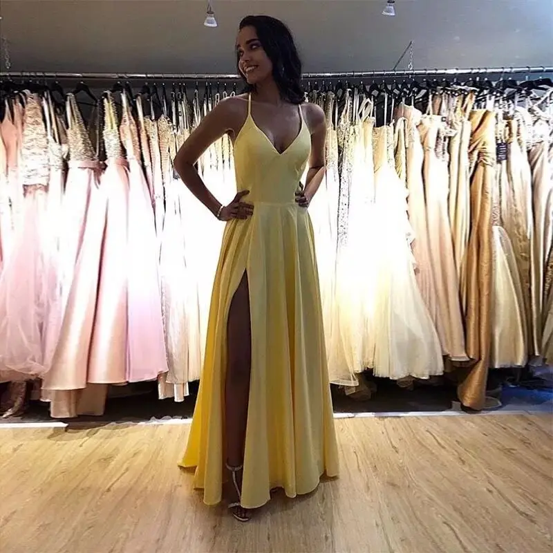 

Long Evening Gowns Backless Prom Party Formal Dresses Sexy Evening Dress