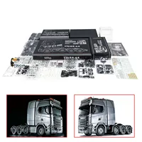6X4 1/14 770S RC Tractor Truck 56373 Silver 3-speed Remote Control Painted Car Motor Model Kit Vehicle Toys for Boys 1