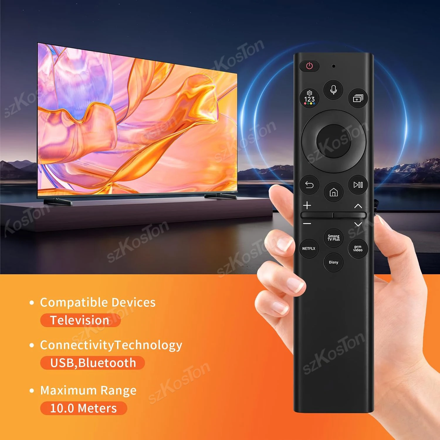 Eco-Friendly Solar Charging Voice Remote