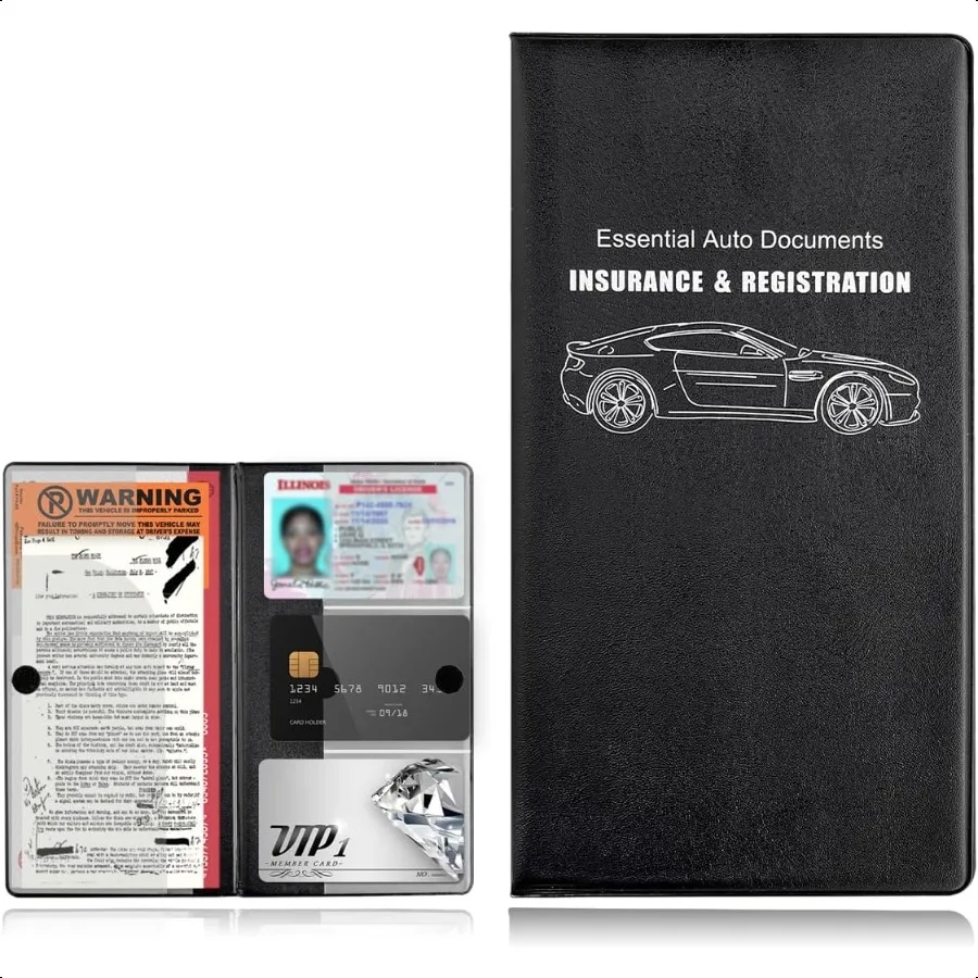 Automotive Glove Box Organizer for Car Documents
