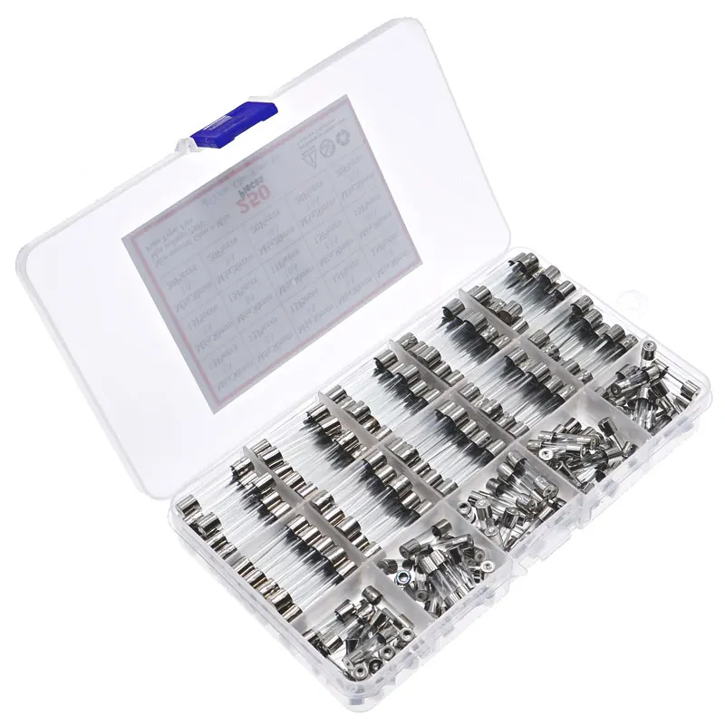 Fusibili Tubolari In Vetro Assortiti Completi 360 Pezzi Per - Foto 9