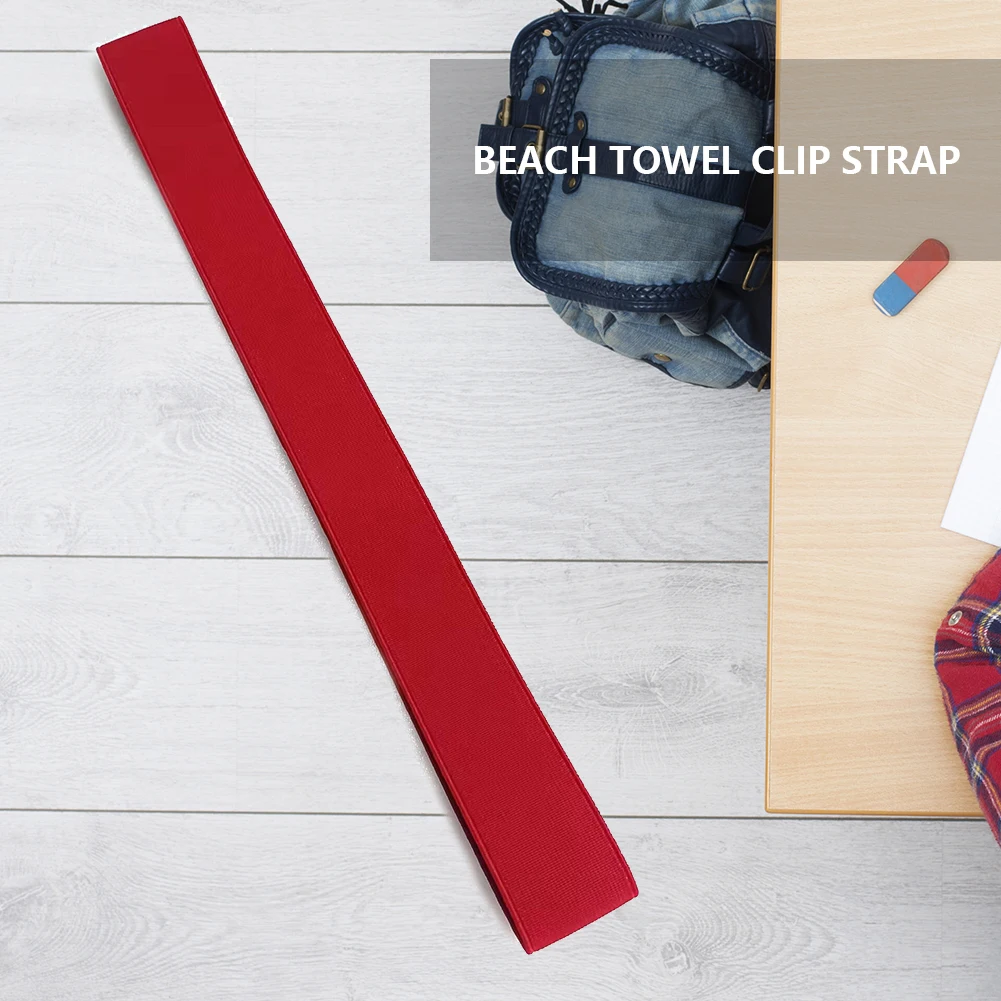 Elastic Towel Bands Strap Portable Pool Seaside Towels Fixator Lightweight Sun Resistant Stretchable for Beache Party Camping beach towel clip