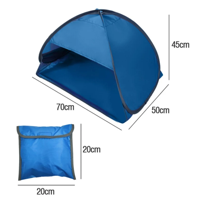 Portable UV-Protective Beach Sunshade Tent with Automatic Opening