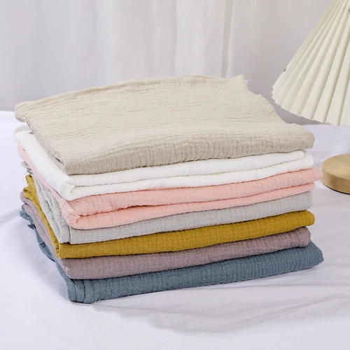 80x65cm 모슬린 Swaddle 담요, 신생아 아기 담요, 2 겹 목욕 타월, 거즈, 유아 Swaddle 랩, 여름 침대, 유모차 커버 2
