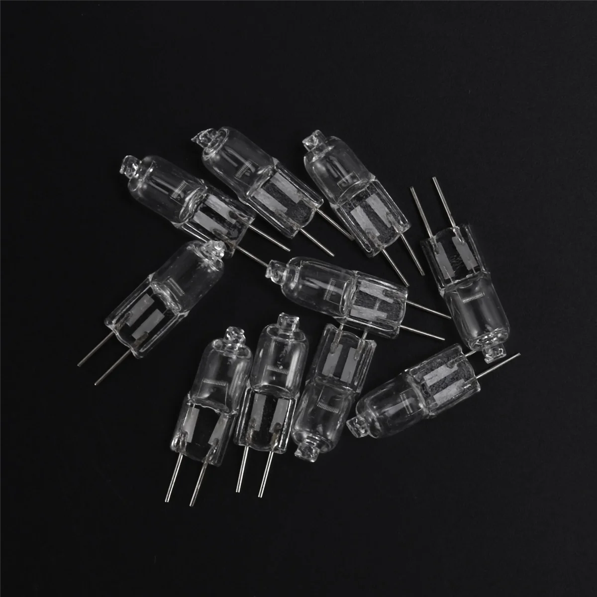 BAAU 100 Pcs, G4 Halogen Lamp 12V 35W Pin Lamp Warm White