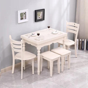 Tavolo da Pranzo di Lusso in Legno, Tavolo Centrale per Soggiorno Italiano, Console da Cucina, Mesa De Jantar, Arredamento Rustico