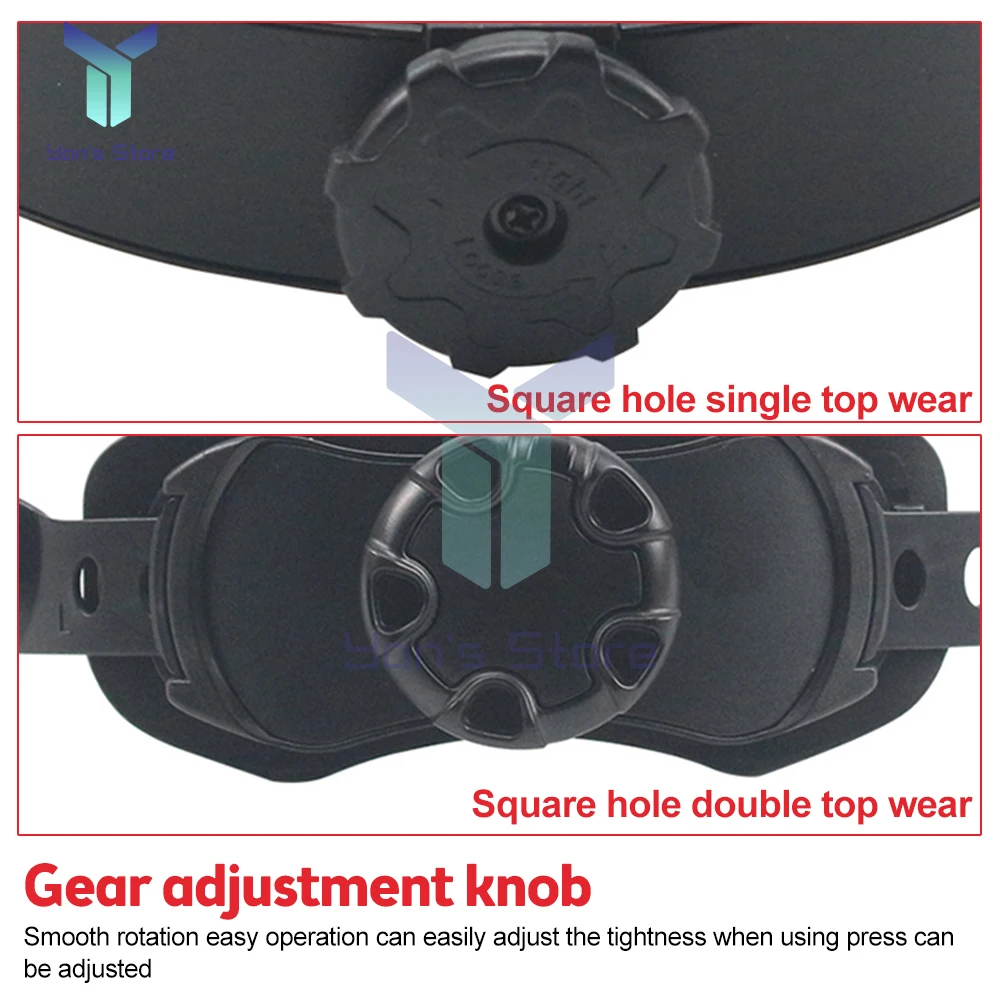 1Pcs Solar Auto Darkening Welder Mask Accessories Square Hole Welding Wearing Helmet Headband