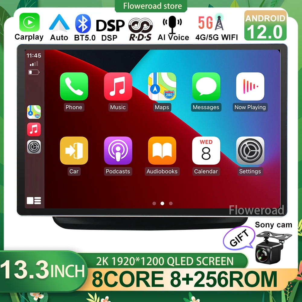 

13 inch Android 12 For Mitsubishi Pajero Sport 2013-2017 Multimedia Intelligence Car Radio Stereo Carplay Auto GPS DSP BT5.0