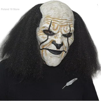 Masque facial de Clown effrayant pour adultes