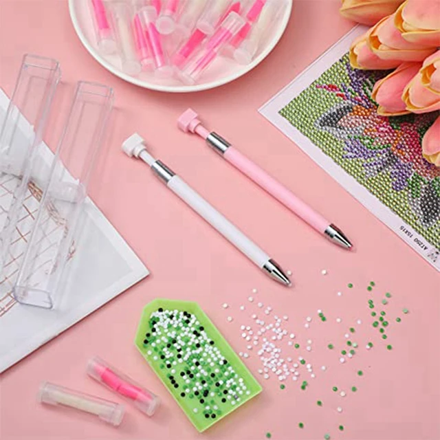 2 Pcs Diamond Painting Pen With 40 Pcs Diamond Painting Wax