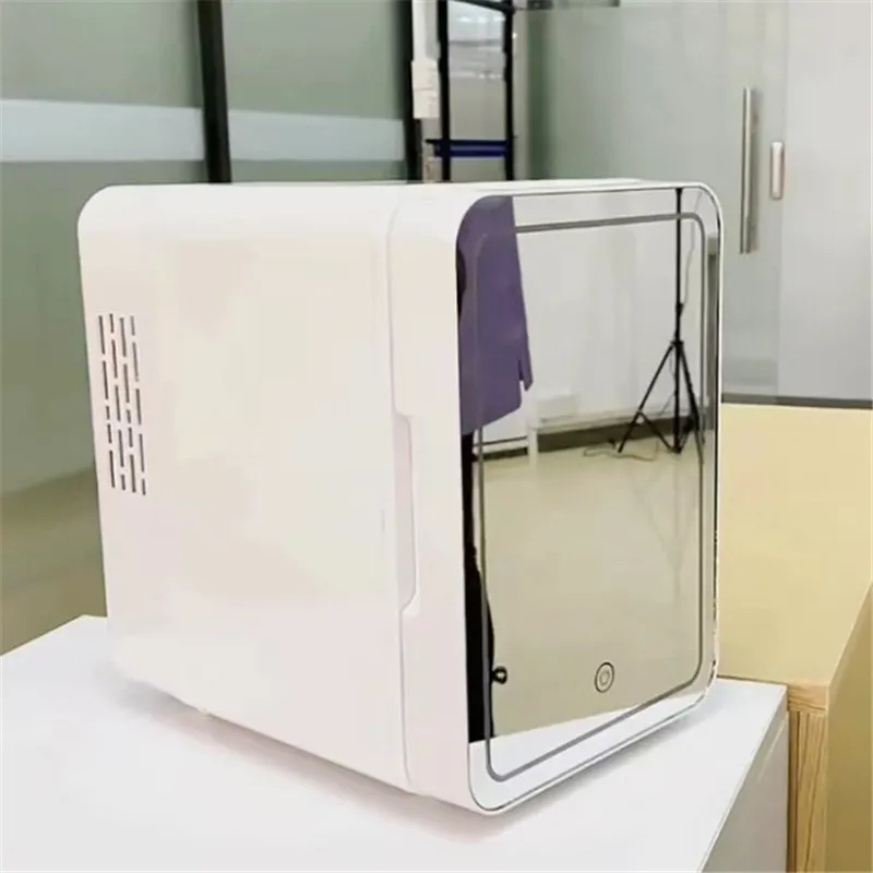 8L Mirror Beauty Refrigerator Car Home Dormitory Mini Dual Purpose Facial Mask Cosmetic Storing Baby Milk Refrigerator conditioning fan cooling fan student dormitory office gifts mini air humidifying rechargeable air cooler water cooled spray fan