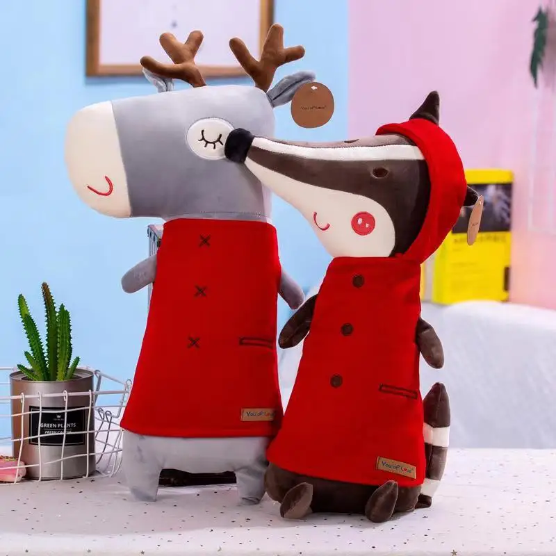 

Новинка, Мультяшные мягкие игрушки в виде животных, мягкие набивные куклы в виде зверя, детская подушка для сна, Успокаивающая кукла, подарок на день рождения и Рождество