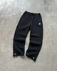 Y2k Retro Loose Straight Pants Men Tracksuit Pants Personalized Pant Leg Zipper Embroidery Design Hip Hop Harajuku Casual Pants 2