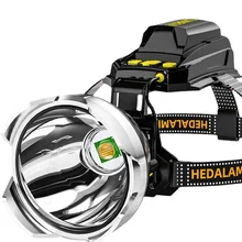 

Large Light Cup Strong Light Super Bright LED Outdoor 10 Hours Ultra-Long Life Battery Lithium Rechargeable Headlight