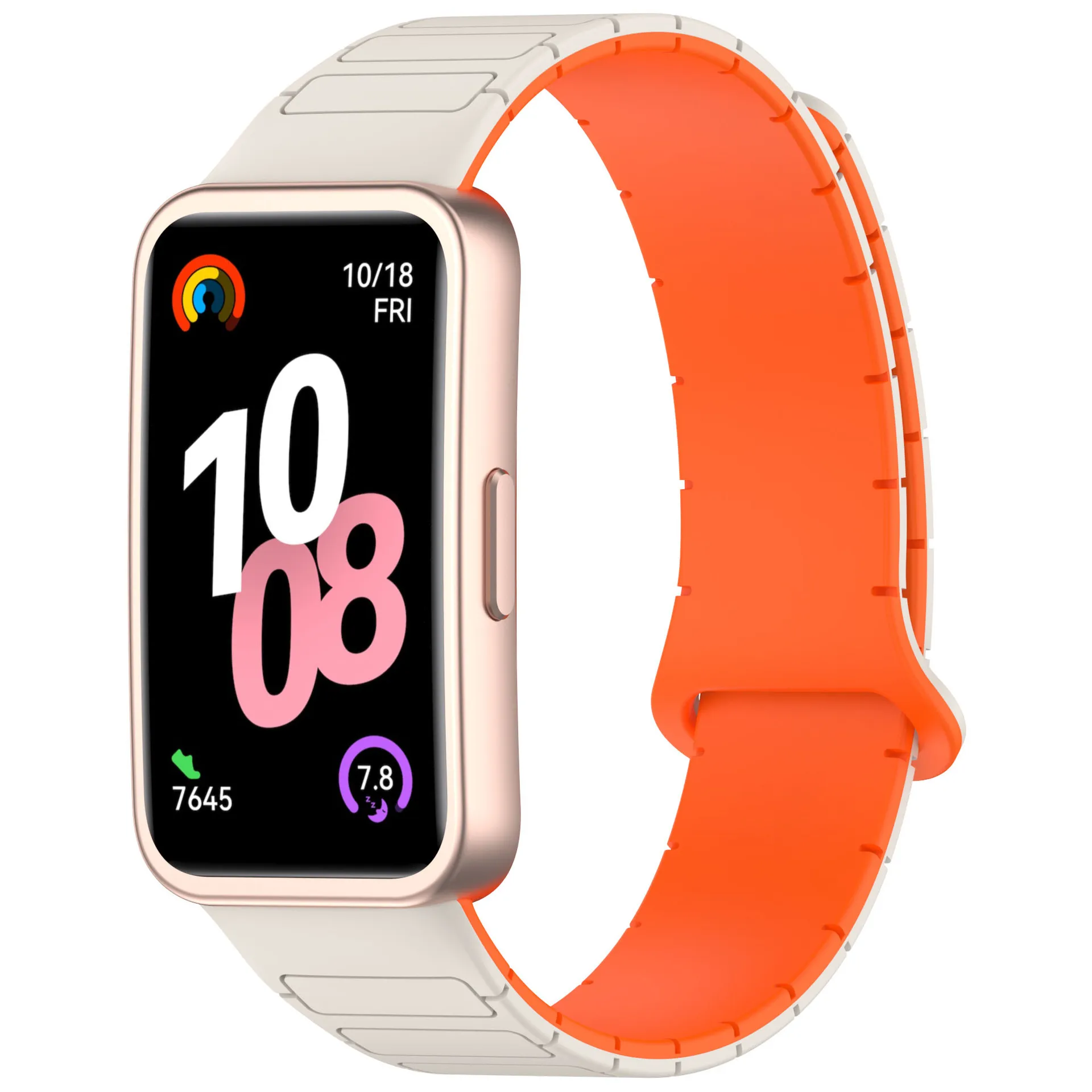 Uhrenarmbänder für Huawei Band 10/9/8/NFC Uhrenarmband Zubehör Sport Silikon Magnetgürtel Pulseira Correa Huawei Band 10 – Detail 3
