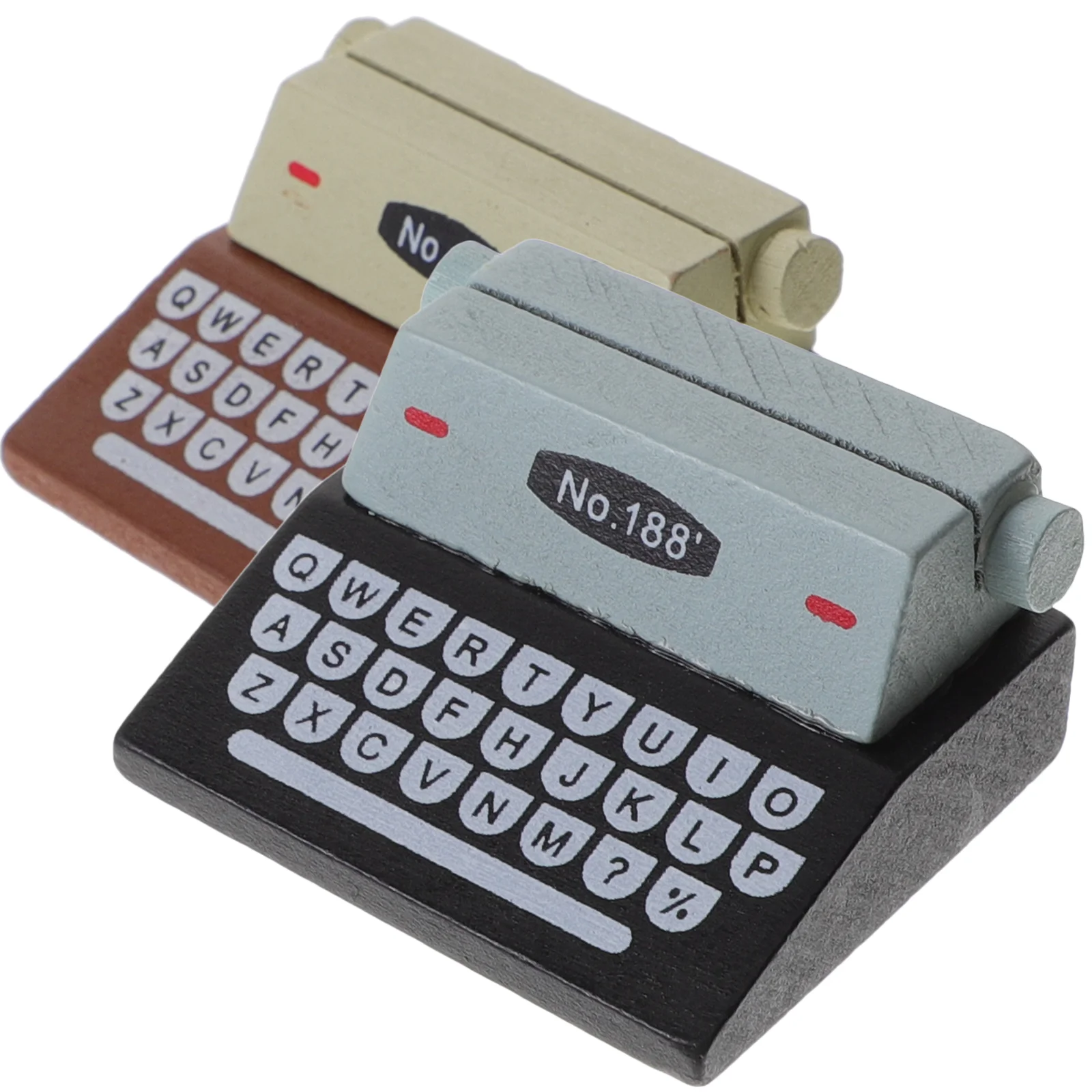 2Pcs Cartoon Typewriters Style Place Cards Holders Photo Holders Party Favors Wedding Decoration