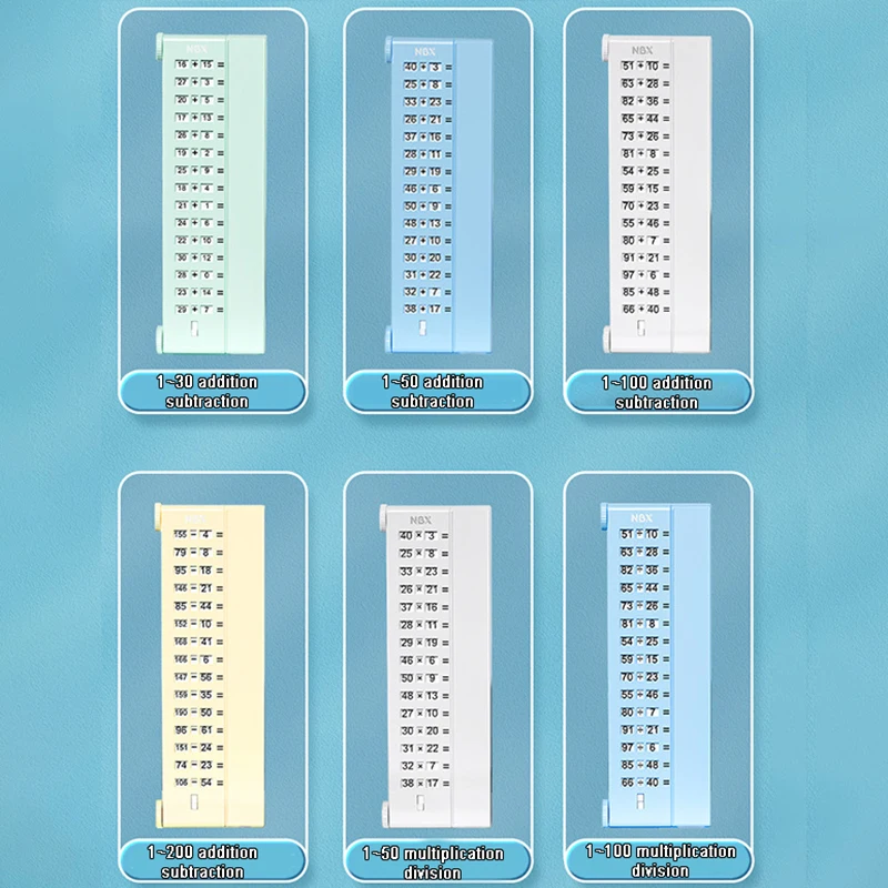Children Math Multiplication Board Montessori Teaching Tool Arithmetic Addition Subtraction Operation Kindergarten Education Toy 5