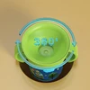 360 Rotated Cartoon Baby Learning Drinking Cup with Double Handle Flip Lid Leakproof Infants Water Cups Bottle BPA Free 6