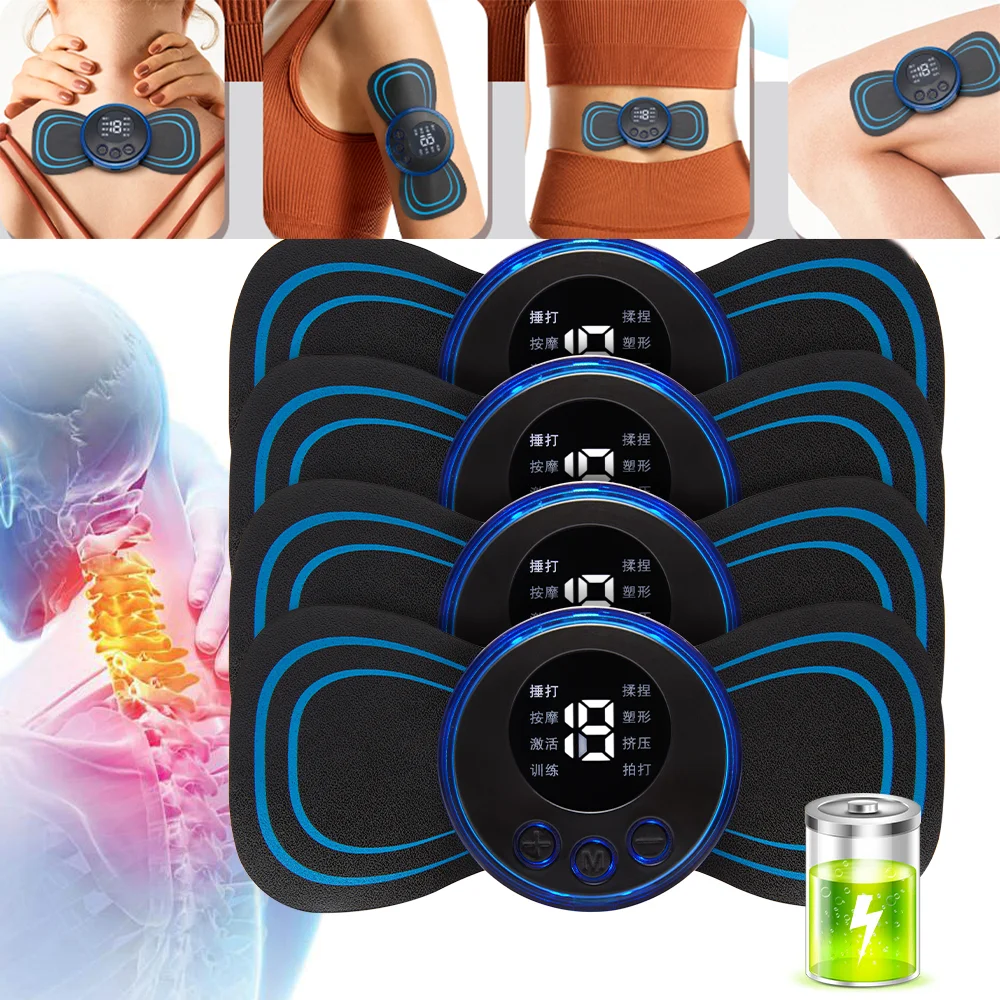 

Electric Neck Massager EMS Cervical Vertebra Massage Patch for Muscle Pain Relief and Shoulder Relaxation Portable Neck Massage