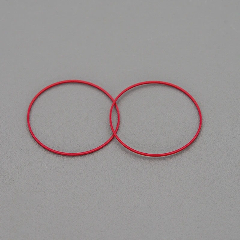 Universal Red O-Ring Waterproof Watch Case Back Gasket (25-40mm)