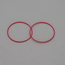 Universal Red O - Ring Waterproof Watch Case Back Gasket (25 - 40mm) - 33.5mmX0.9mmX0.6mm (2PCS)