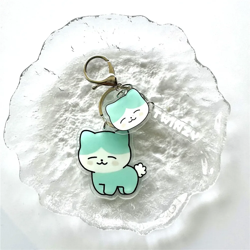 5PCS KPOP ITZY Twinzy Keychain Keyring Yeji Lia Ryujin