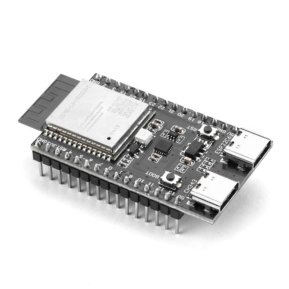Esp32-C6 Esp32-C6-Wroom-1 Scheda Di Sviluppo Modulo Wifi Bluetooth Core Board Dual Type-C Risc-V Processore Single Core A 32 Bit