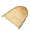 Natural Bamboo Knitted Cleaning Dustpan Durable Storage Basket Open Bamboo Sieve Fruit Vegetable Storage Tray Kitchen Supplies 3