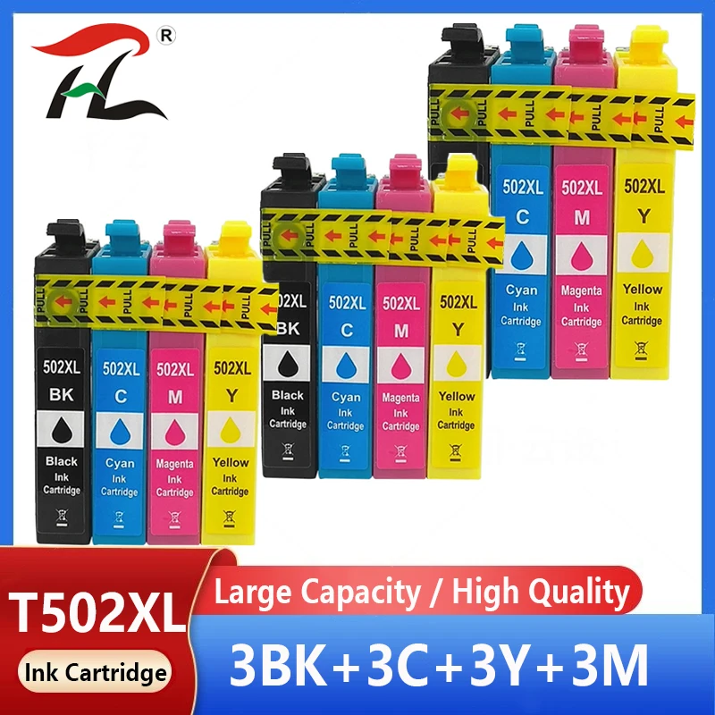 

Совместим с Epson T502XL T502, чернильный картридж для выражения дома, Φ XP5105 XP5100, фотографический принтер