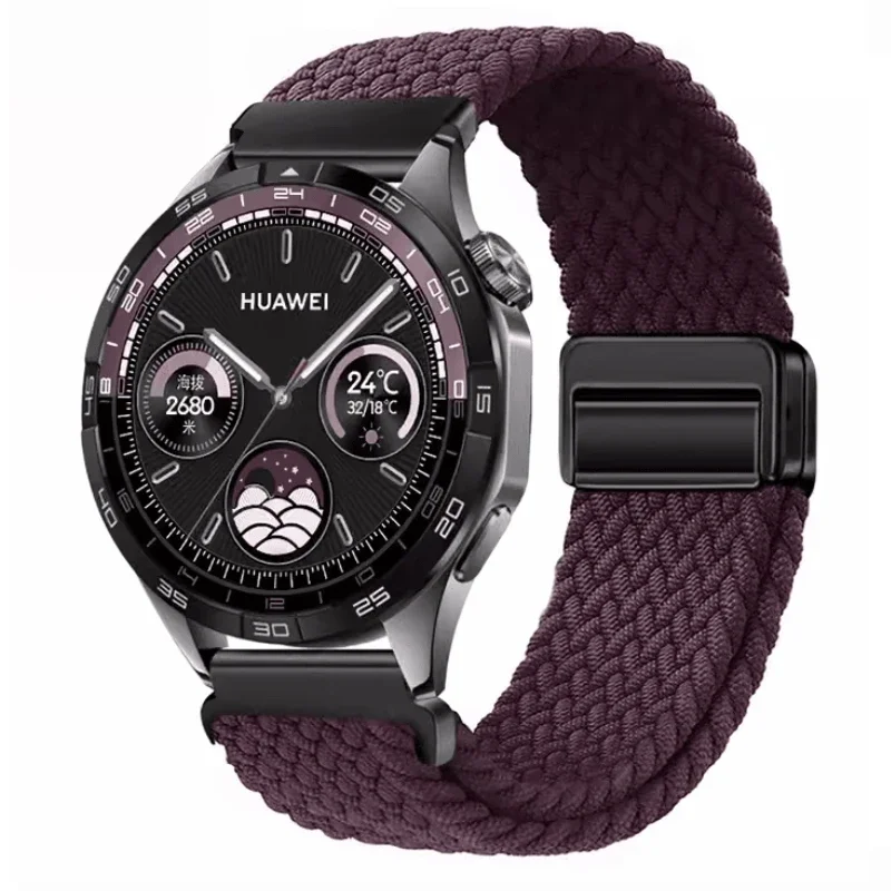 Magnetic Buckle Nylon Watch Band with Adjustable Strap