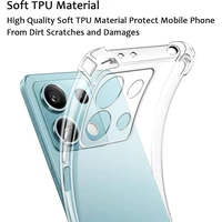 Shockproof Silicone Case For Xiaomi Redmi Note 13 12 12S 12T 11 11T 11S 10 10S Pro Plus Pro+ 4G 5G Clear Soft Ultra Thin Shell - Image 3