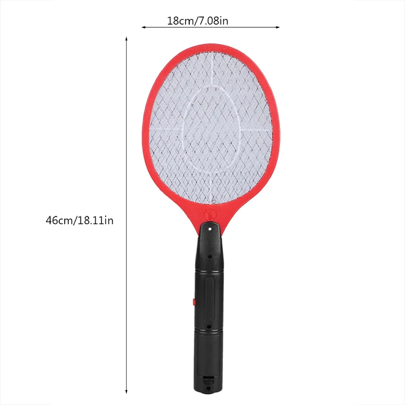 Electric Mosquito Swatter Cordless Battery Power Electric Fly Mosquito Swatter Bug Racket Insects Killer_voghion.com