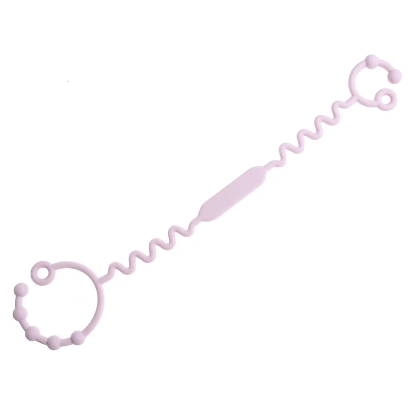 Baby Anti-drop Chain Silicone Pacifier Clips Infant Soother Chain Clips Baby Bottle Cup Toy Hanging Rope Anti loss Belt pacifier chain pacifier clip pacifier accessories teether clip