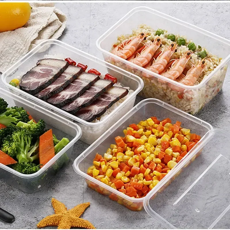 使い捨て食品容器です。 Amazon｜食事準備容器 使い捨て弁当箱 使い捨ての食品容器 50