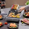 SUPOR 220V Electric Cake Pan Deeper Removable Baking Pan Meat Griller Electric Cake Flattener 1800W Steak Griller 1