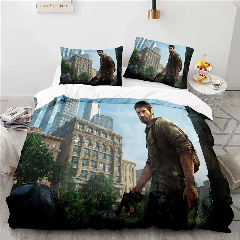 3D Printed The Last of Us Duvet Cover Game Pillowcase Bedding Set Double Twin Full Queen King Adult Kids Bedclothes Quilt Cover 6