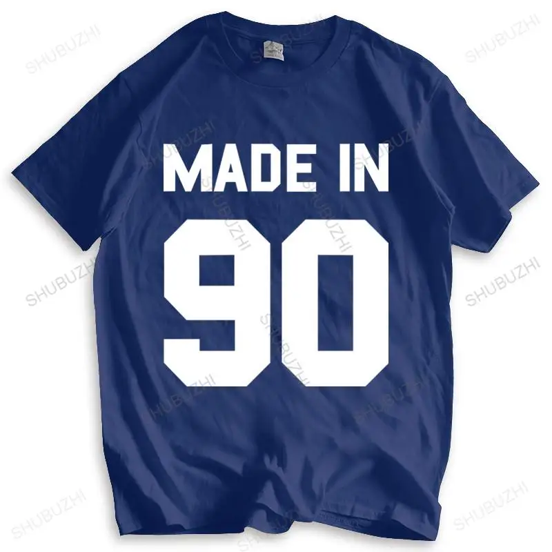 Мужские блузки свободного покроя, сделанные в 90-е, Мужская футболка, 32 день рождения, подарок, 1990, Футболки унисекс