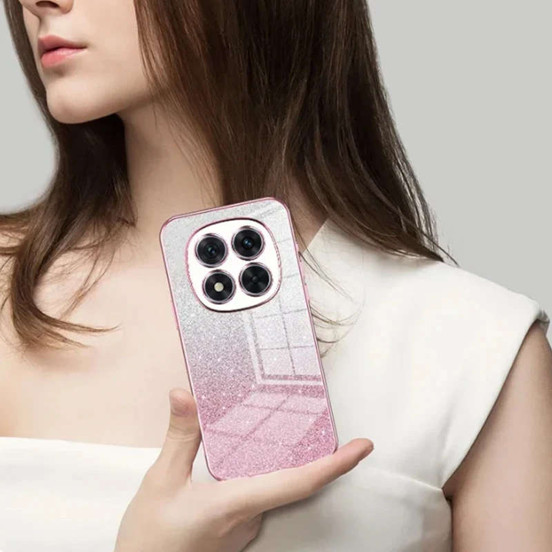 For Honor 400 Lite Sparkling Glitter Soft TPU Protective Case