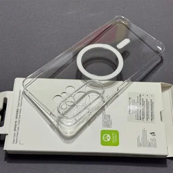 Crystal - Clear Magnetic Phone Case with Wireless Charging Compatibility - Galaxy S26+ (Clear)