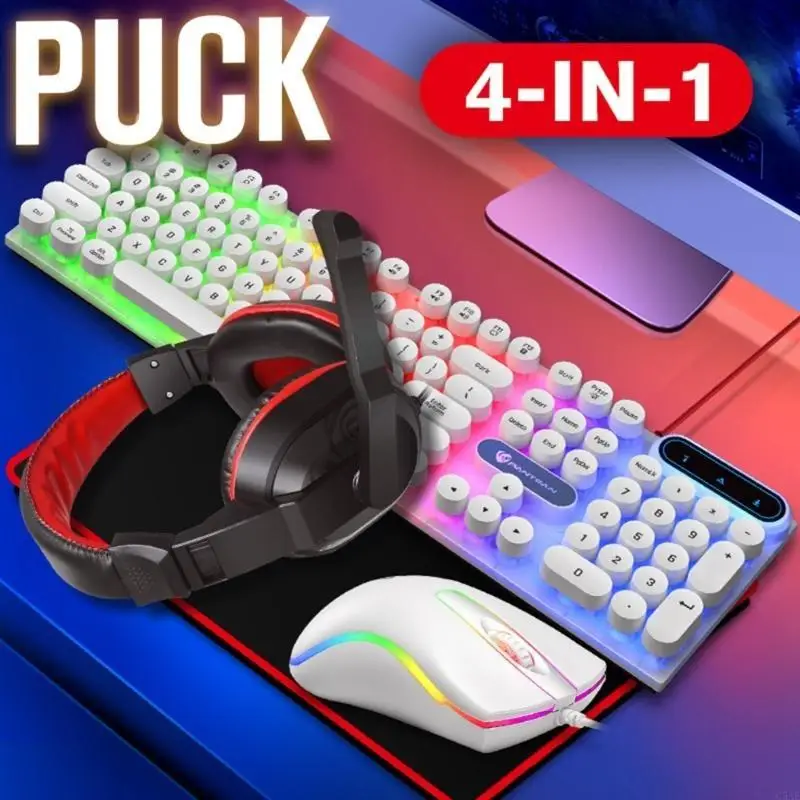 C5AE Mechanical Keyboard Mouse Pad Gaming Headset Led Backlight_voghion.com