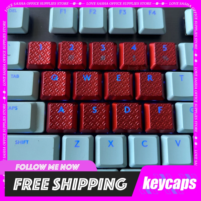 8 Tasti/13 Tasti Per Logitech G915 \ G913 G913 Tkl \ G813 \ Tkl Keycaps Per Tastiera Texture Slip Keycaps Di Ricambio Copritasti Colorati Fai Da Te