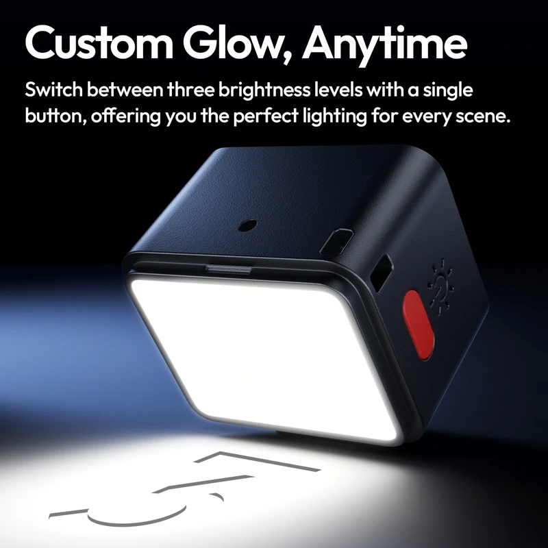 Ulanzi DG01 Cube Light Mini Photography Light for action Cameras Tripods Selfie Live Streaming Vlog Product Shots Video Call