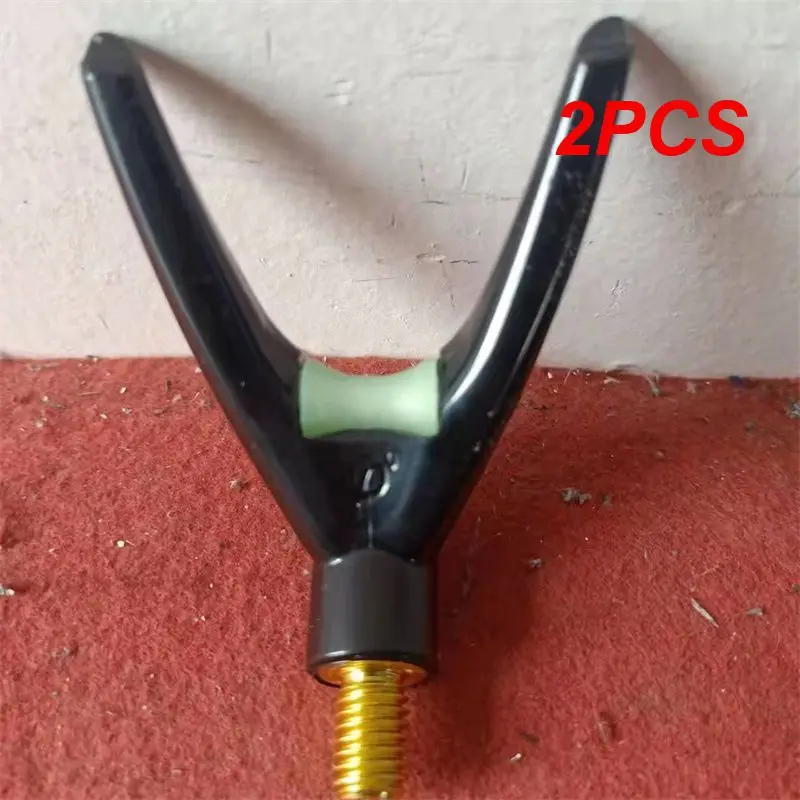 

2PCS V-Shaped Fishing Rod Rest Head Holder Bracket Non-Slip Luminous Fishing Pole Support Stand Rack Sea Carp Fishing Tackle