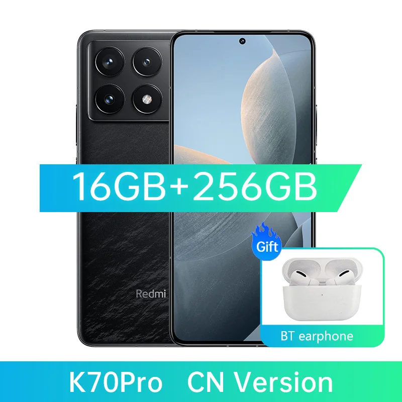 Xiaomi Redmi K70 Pro 5G 6.67 OLED 120Hz 50MP Snapdragon8Gen3 5000mAh By  FedEx