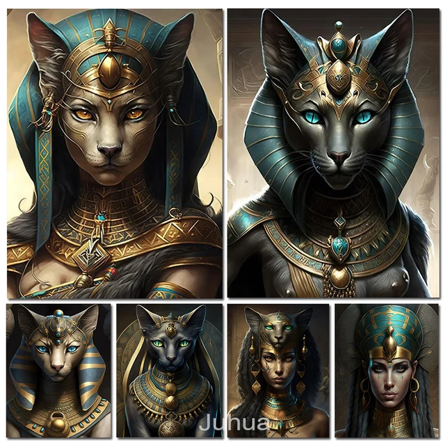 ancient egyptian cat masks