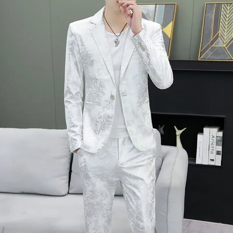 Man Suits Blazers Single Breasted Jacket Coats Menswear Clothing for Men