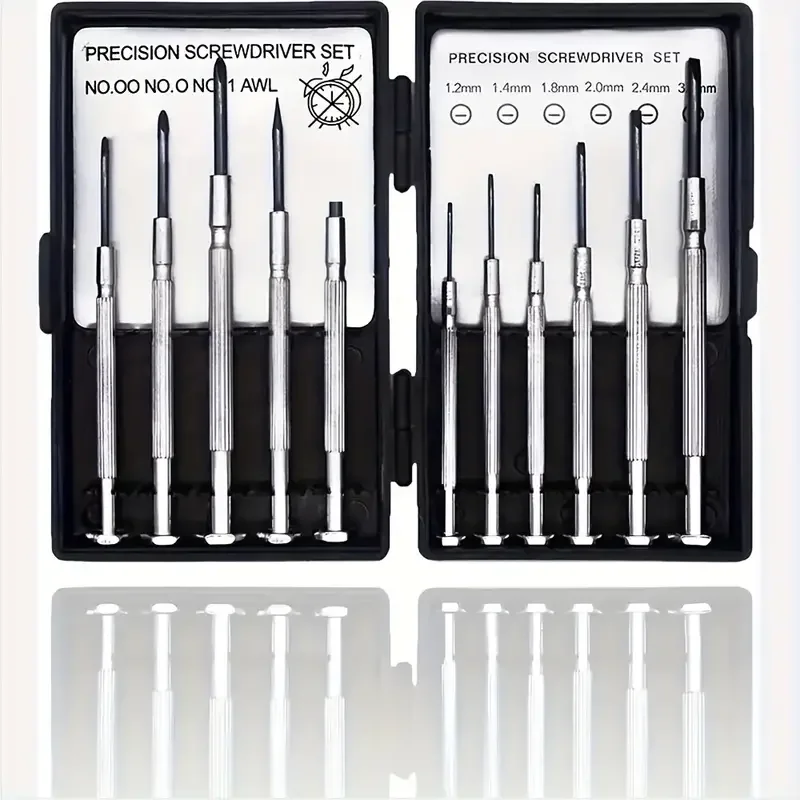 11pcs Mini Precision Screwdriver Set, Small Screwdriver Set For Electronics, Toys, Computer, Watch Repair 2030