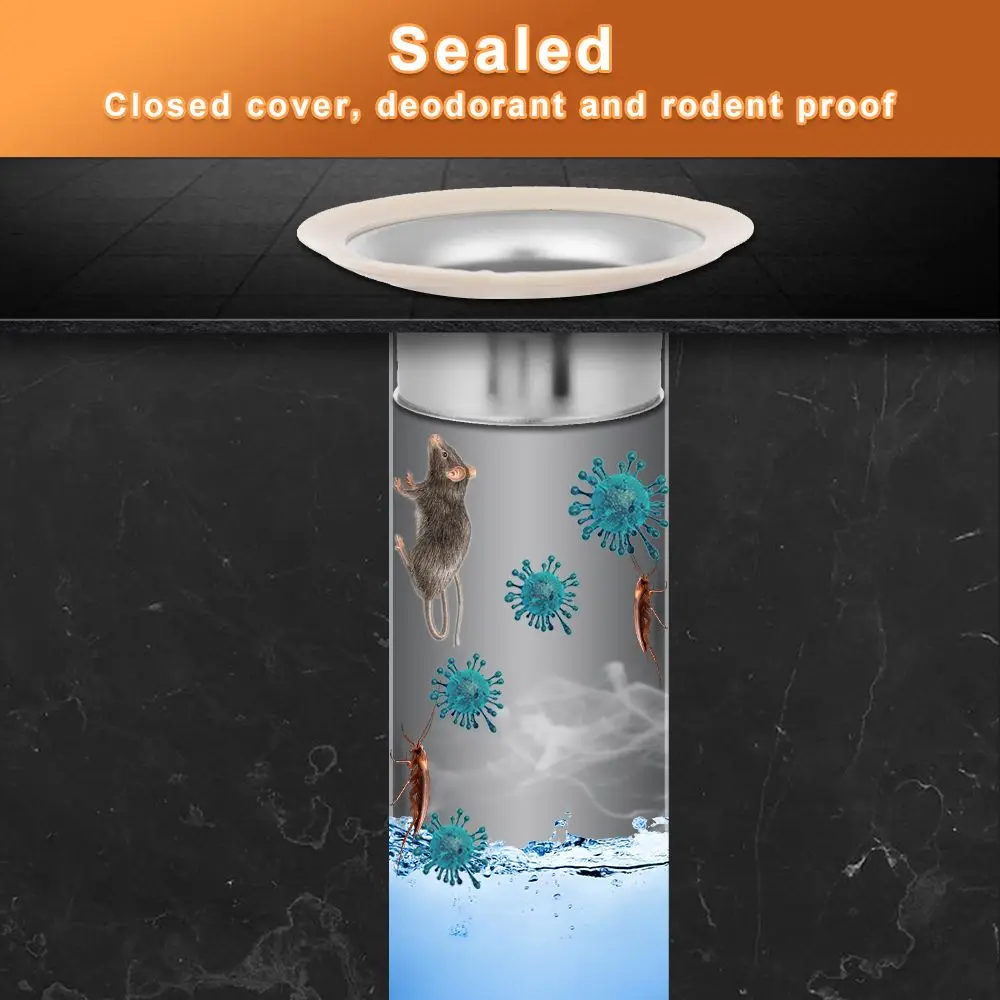 Description Picture 3 of itemToilet Deodorizer Stopper Squatting Pan Anti-smell Plug Sewer Pipe Anti-blocking Cover Sewage Overflow Bathroom Fitting